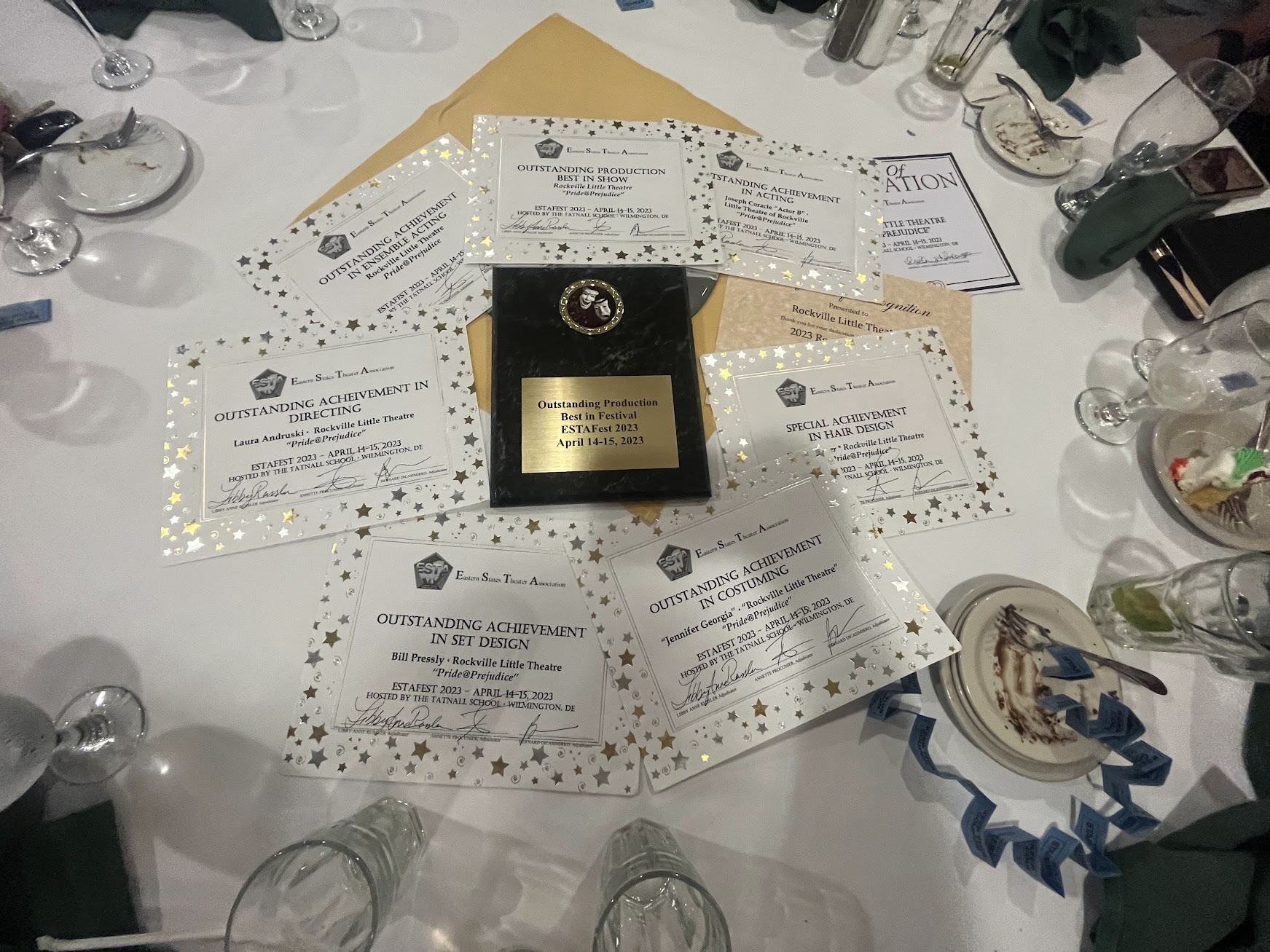 Awards for Pride@Prejudice at ESTA 2023
