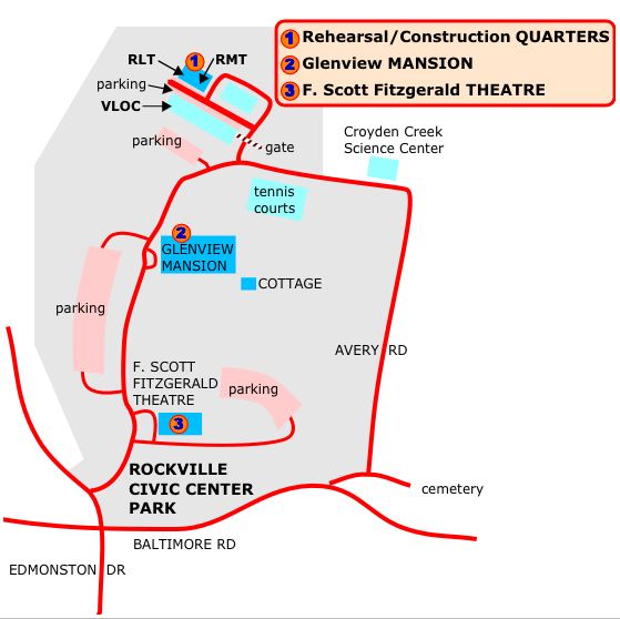 Rockville Civic Center Map